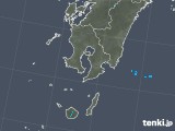 2017年10月09日の鹿児島県の雨雲レーダー