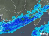 2017年10月14日の静岡県の雨雲レーダー