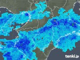 2017年10月14日の奈良県の雨雲レーダー