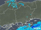 2017年10月14日の岡山県の雨雲レーダー