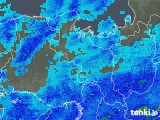 2017年10月15日の京都府の雨雲レーダー