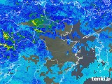 2017年10月15日の大分県の雨雲レーダー
