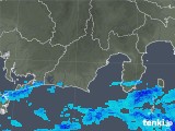 2017年10月17日の静岡県の雨雲レーダー