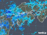 2017年10月18日の四国地方の雨雲レーダー