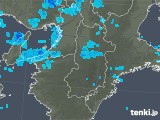 2017年10月18日の奈良県の雨雲レーダー