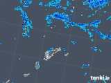 2017年10月18日の鹿児島県(奄美諸島)の雨雲レーダー