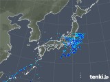 2017年10月19日の雨雲レーダー