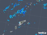 2017年10月20日の鹿児島県(奄美諸島)の雨雲レーダー
