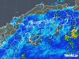 2017年10月21日の四国地方の雨雲レーダー