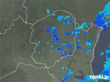 2017年10月21日の栃木県の雨雲レーダー