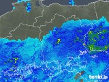 2017年10月21日の岡山県の雨雲レーダー