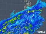 2017年10月22日の東北地方の雨雲レーダー