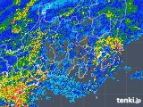 2017年10月22日の関東・甲信地方の雨雲レーダー