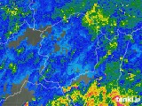 2017年10月22日の栃木県の雨雲レーダー