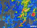 2017年10月22日の神奈川県の雨雲レーダー