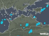 2017年10月24日の香川県の雨雲レーダー