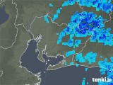 2017年10月25日の愛知県の雨雲レーダー