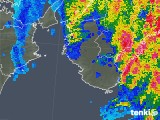 2017年10月29日の和歌山県の雨雲レーダー