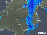 2017年10月29日の徳島県の雨雲レーダー