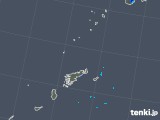 2017年10月29日の鹿児島県(奄美諸島)の雨雲レーダー