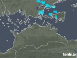 2017年12月15日の香川県の雨雲レーダー