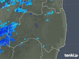 2017年12月17日の福島県の雨雲レーダー