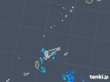 2017年12月20日の鹿児島県(奄美諸島)の雨雲レーダー