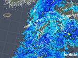 2017年12月24日の九州地方の雨雲レーダー