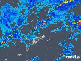2017年12月24日の鹿児島県(奄美諸島)の雨雲レーダー