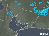 2018年01月10日の愛知県の雨雲レーダー