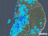 2018年01月20日の秋田県の雨雲レーダー