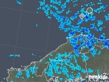 2018年01月25日の島根県の雨雲レーダー