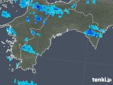 2018年02月12日の高知県の雨雲レーダー