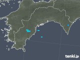 2018年02月13日の高知県の雨雲レーダー