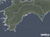 2018年05月19日の高知県の雨雲レーダー