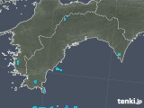 2018年05月22日の高知県の雨雲レーダー