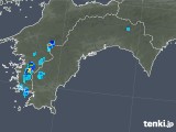 2018年07月27日の高知県の雨雲レーダー