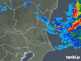 2018年08月09日の茨城県の雨雲レーダー