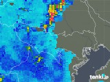 2018年09月10日の東京都の雨雲レーダー