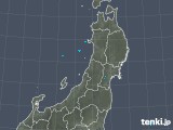 2018年10月03日の東北地方の雨雲レーダー