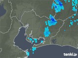 2018年10月15日の愛知県の雨雲レーダー