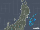 2018年10月17日の東北地方の雨雲レーダー