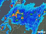 2018年10月19日の富山県の雨雲レーダー