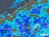 2018年10月23日の広島県の雨雲レーダー