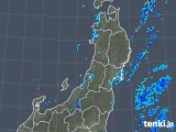 2018年10月24日の東北地方の雨雲レーダー