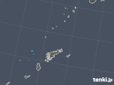 2018年10月25日の鹿児島県(奄美諸島)の雨雲レーダー