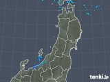 2018年11月13日の東北地方の雨雲レーダー