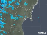 2018年12月24日の宮城県の雨雲レーダー