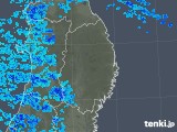 2018年12月28日の岩手県の雨雲レーダー