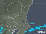 2019年01月12日の茨城県の雨雲レーダー